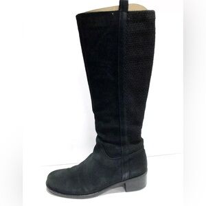La Canadienne, Pax Women's Boot-Black Suede, Size 8.5M